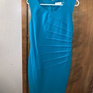 Calvin Klein blue mid dress